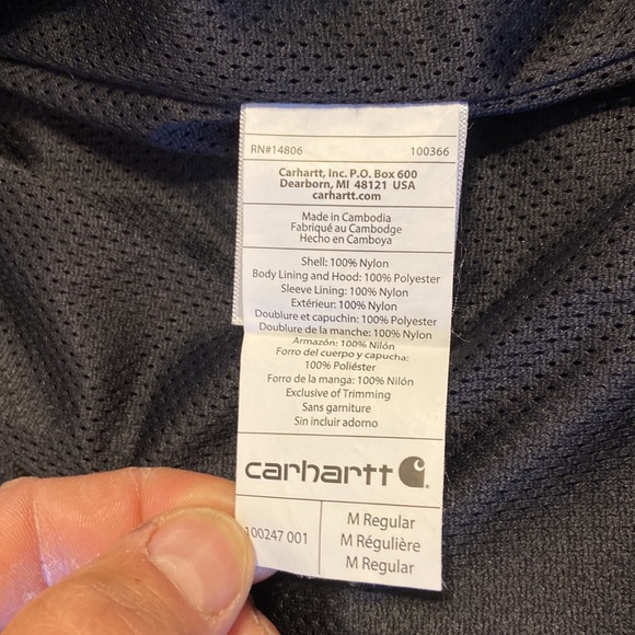 Carhartt. Black. Jacket. EUC. M Regular. - Picture 4 of 6